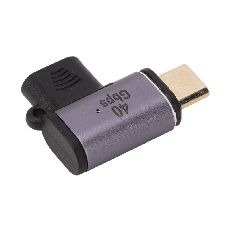 Magnetic Type C to Type C Adapter 24pin Elbow PD100W