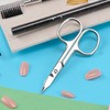 JARVISTAR Nail Scissors, Cuticle Scissors, Stainless Steel, Sharp Curved Cuticle