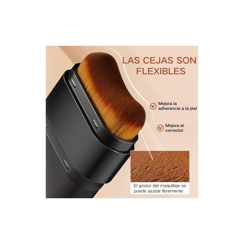 Base En Barra Corrector Facial Doble Punta Con Brocha 20g