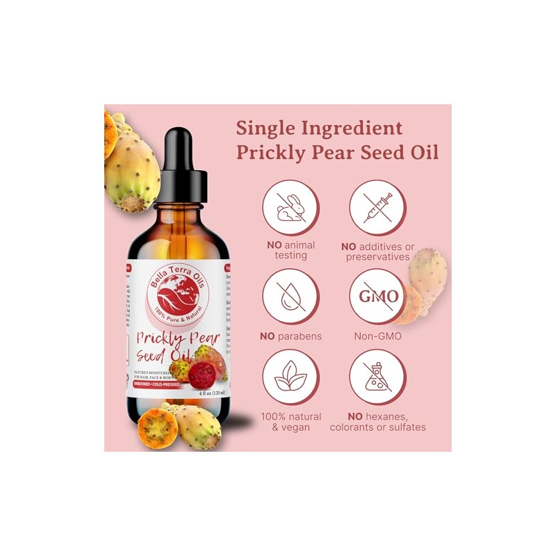 Bella Terra Oils - Aceite De Semilla De Nopal 8