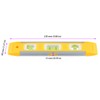 HAKZEON 14 PCS 9 Inch Yellow Magnetic Torpedo Level, Plastic