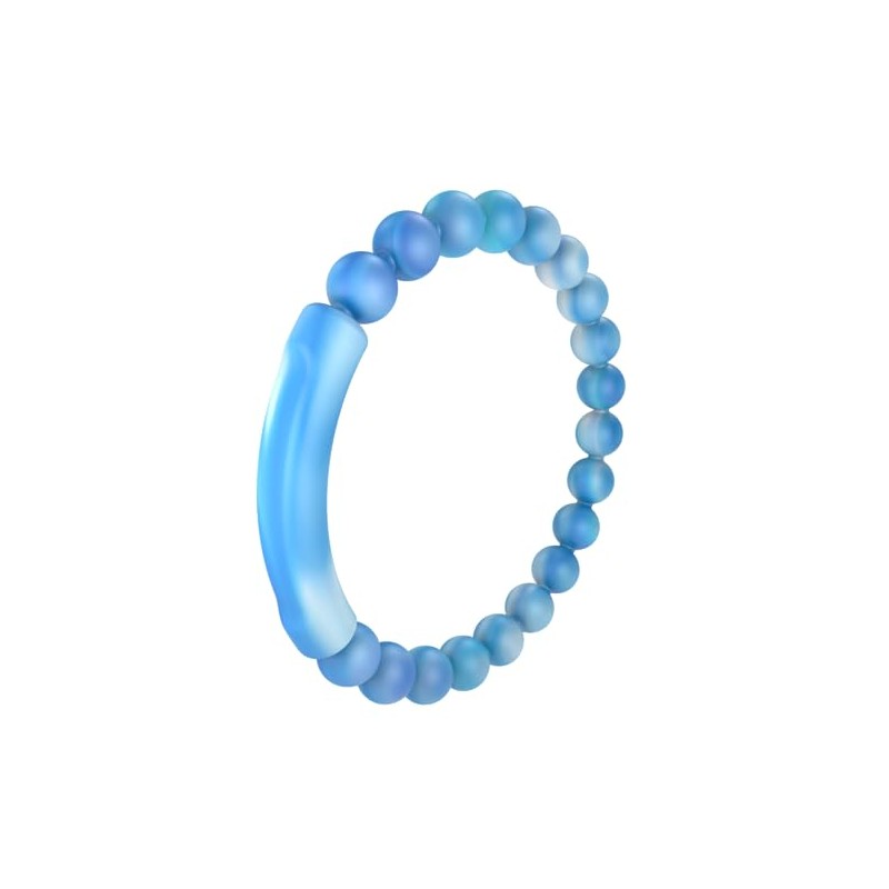 QALO Men & Women's Glow Tranquil Silicone Bracelet, Ultra Comfortable