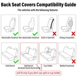 Tallew 19 Pieces Patriotic American Flag Camo Car Seat Covers - Full Set with Skull Deer Design, Steering Wheel Cover, Floor Mat, Armrest Pad, Car Holder for 4th of July Trucks & SUVs