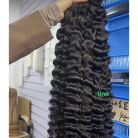 US Delivery 100% Human Burmese Curly Hair Vendor Raw Vietnamese Hair Unprocessed Burmese Kinky Curly Haircolor: 1 Natural Wavy, Stretched Length: 20 Inches