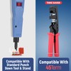 Everest Media Solutions 45° Angled CAT5e Keystone Jack in Orange