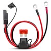 2 FT SAE Battery Connector, SAE to O Ring Terminal