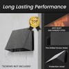 Repa Market 10 x 5 Inch Black Galvanized Steel Vent