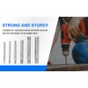 Gonnely Tap Extractor, 6 Pieces High-Speed Steel Screw Extractor, Stripped