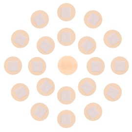 Beavorty Small Skin-Coloured Round Plasters - 100Pcs for Care Flexible Ideal As Face Band and Spot Plasters Supplies for Daily