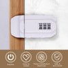 4 PACK Child Proof Sliding Cabinet Door Combination Locks Baby