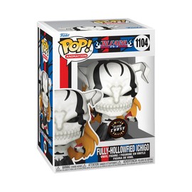 Sliding Monkey Funko Pop! Animation Special Edition GITD Chase - Bleach: Fully-Hollowfied Ichigo #1104 - Vasto Lorde Kurosaki Exclusive 3-Piece Bundle with Heavy Duty Sorter and Pop Protector - 61010