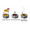 Mini Bakhoor Burner Resin Incense Holder with Metal Cup –