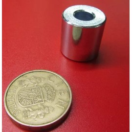 Basic Zinc Plate Steel Spacer, NO.5/16" Screw, 3/4" OD x .315" ID x 3/4" Length, 4 pc