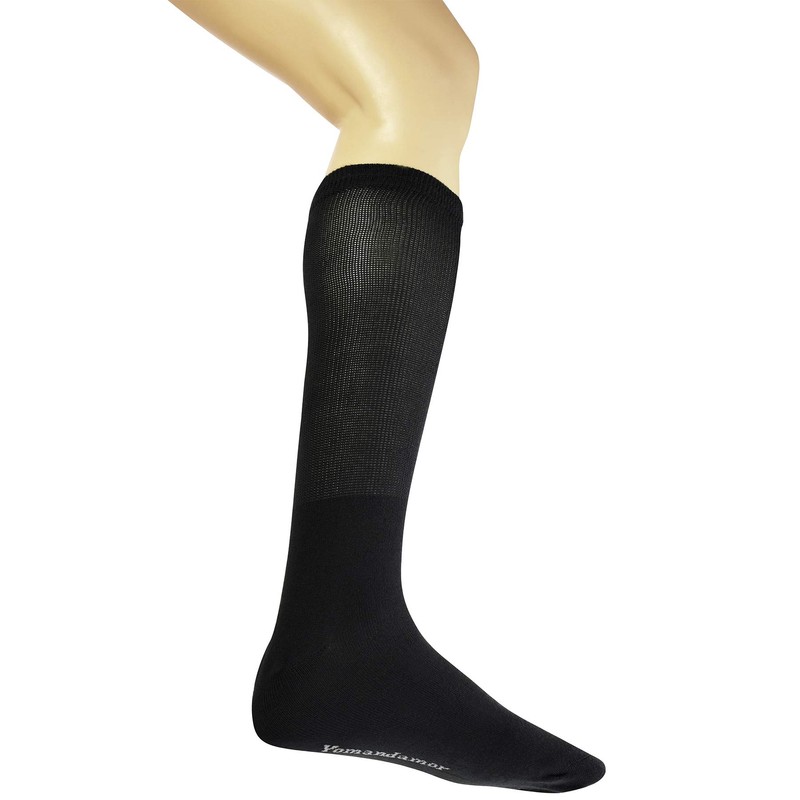 Yomandamor Men's Socks, Autumn, Business, Set of 4, Black, Black