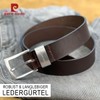 Pierre Cardin 70007 40 mm Wide Black or Brown Leather