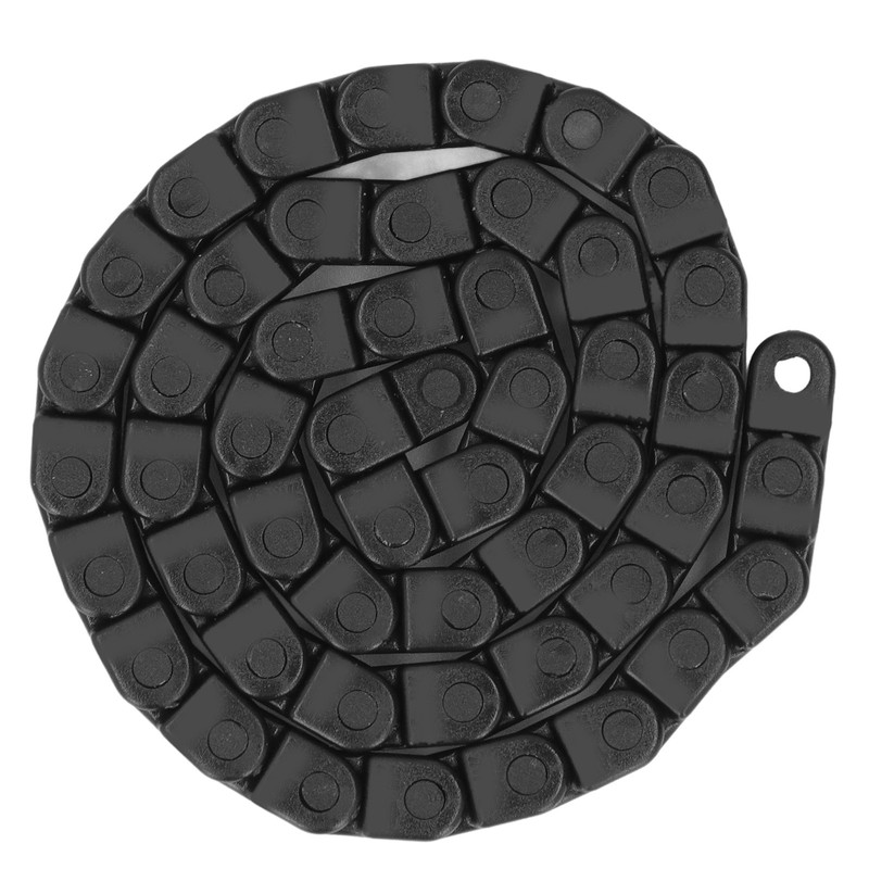 Cable Chain Black Closed Plastic Chains Flexible Wire Carrier 8mm