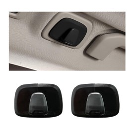 Augeny 1 Pair Car Interior Roof Hooks, Plastic Auto Clothes Hanger Hooks Compatible with XC40 XC60 XC90 S60 S90 V60 V90, Car Essentials Hooks for Hanging Clothes, Bags, Umbrellas (Black)