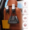 2 Pack Portable Seat Cup Holder with Hooks,Multi-functional Hook for