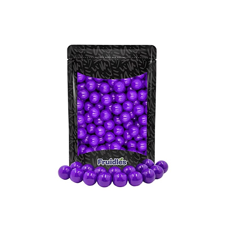 Fruidles Grape Gum Balls Fruit Flavored, Candy Buffet Treats, Machine
