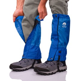 Pike Trail Waterproof Adjustable Leg Gaiters: for Hiking in Mud, Sand, and Snow - Hunting, Mountain Climbing, or Snowshoeing