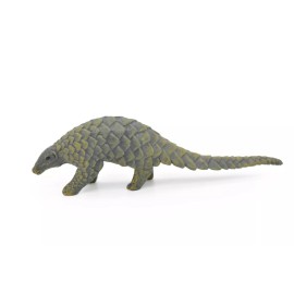 Deshen Du Pangolin Toy, Scaly Anteaters, Figure, Very Realistic Rubber Model, Painted 5"