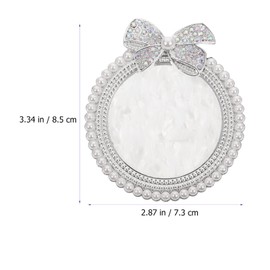 FRCOLOR Manicure Nail Mixing Palette Nail Display Board for Art Smooth for Home Salon Use Bow Design