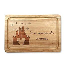 It All Started with A Mouse Housewarming Christmas Chopping Board Gift