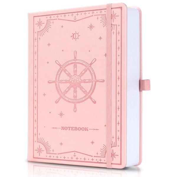 Libretas Pasta Dura,Libreta de Notas,Cuaderno A5 Tapa Blanda de Piel