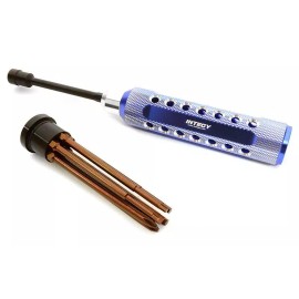 Any Brand QuickPit 8pcs Set, 7.0 Socket Hex, Allen (1.5 2.0 2.5 3.0), Flat & Phillips