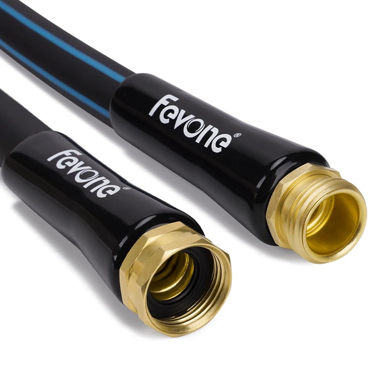 Fevone 75ft Heavy Duty Garden Hose, Lightweight and Flexible, 5/8"