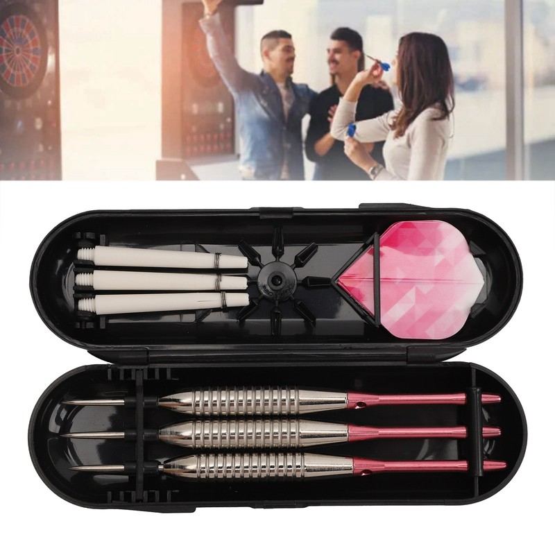Steel Tip Darts Set Professional Darts Deep Groove Barrel Aluminum
