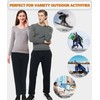 FERNIDA Heated Pants for Men and Women Fleece-Lined Heating Pant