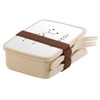 Fabulous Lunch Box Lunch Box with Cutlery White Taurus Zodiac