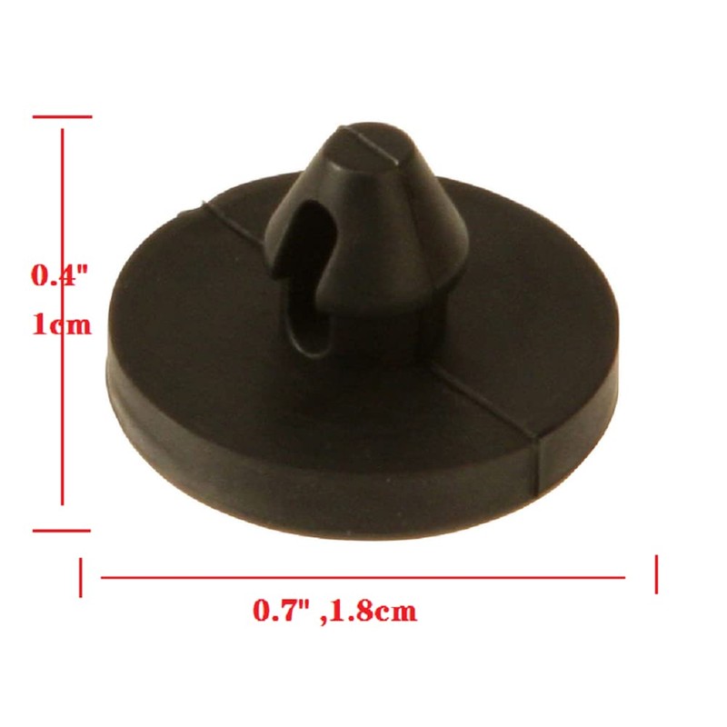 Creperture Pack of 12 Brake Switch Stopper, Car Brake Pedals