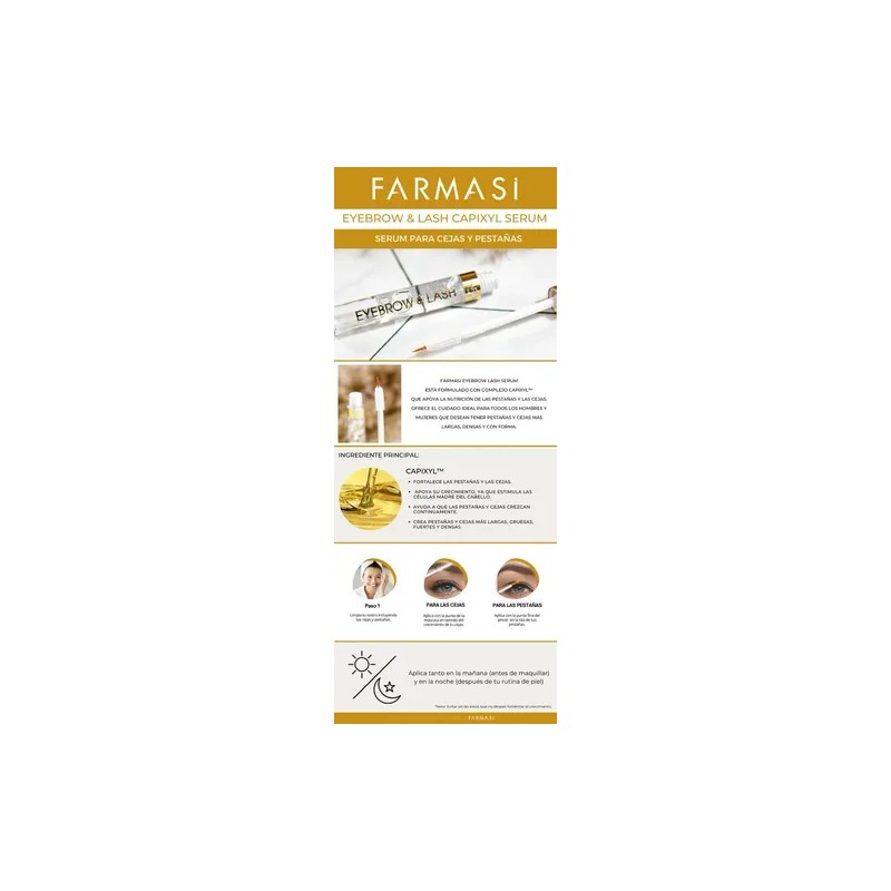 Farmasi Capixyl Serum Suero Para Cejas Y Pestañas