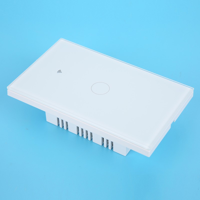 Intelligent WIFI Touch Switch Single Fire 1 Channel White AC