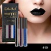 evpct- Lápiz labial líquido mate de 3 piezas, negro oscuro,