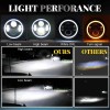 us- 2pcs Fit Mack R Series 7'' Inch Round LED