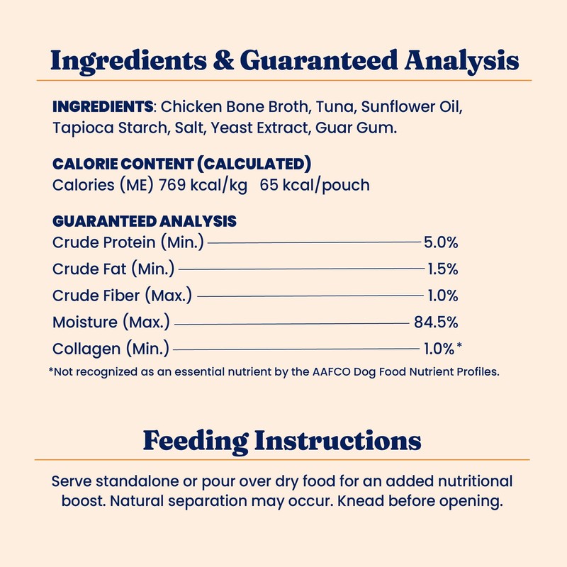 Solid Gold Bone Broth Cat Food Topper - Limited Ingredient