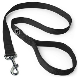 iGadgitz Home U7156 Padded Dog Lead, Padded Handle Dog Lead, Padded Dog Leash -Black -180cm (1.8m) 6ft