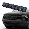 AstraDepot For 2019-2023 Jeep Cherokee Honeycomb Mesh Front Grill Inserts