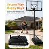 Evekea Basketball Hoop Sandbag, Durable Weighted Base Bag, Hold 300+