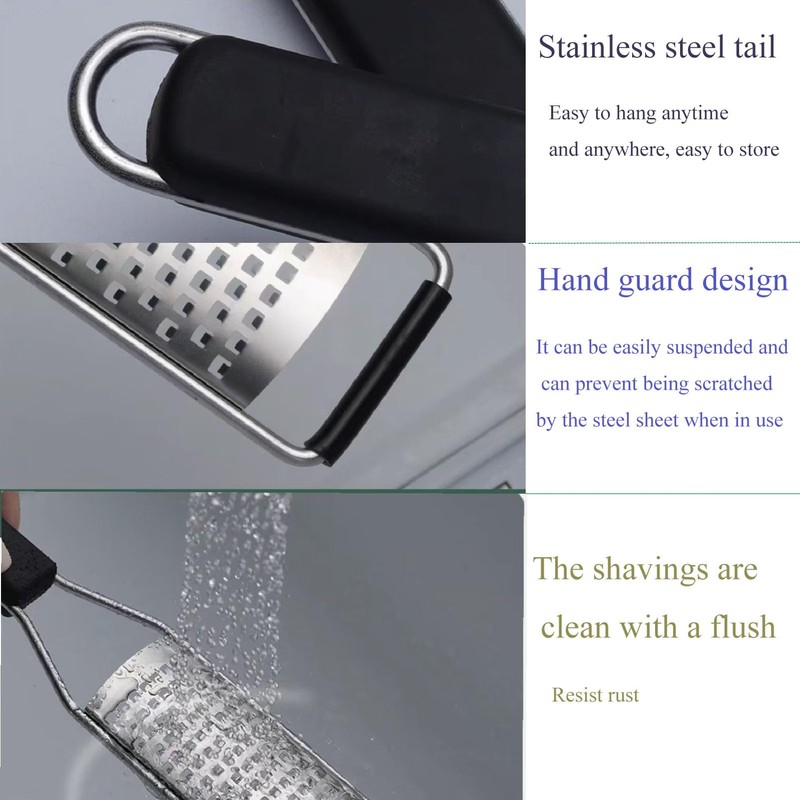 Stainless Steel Cheese Grater Lemon Peeler Vegetable Shredder Kitchen Supplies
