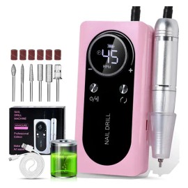 Taladro Portátil Profesional Para Esmalte De Uñas, 45000 Rpm                                                                                          