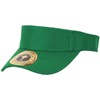 TOP HEADWEAR Solid Adjustable Blank Visor, Kelly Green