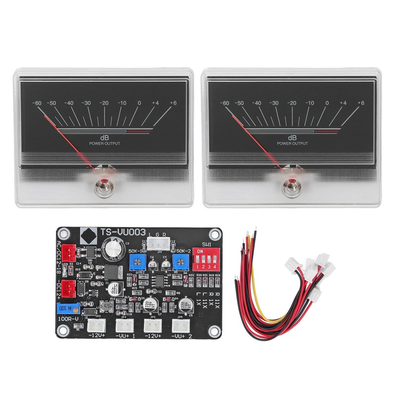 VU Meter Sound Audio Level Indicator Pre Amplifier Amp with