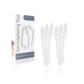 Jasclair Dermaplaning Razor (6 Count) – Face Razors for Women for Peach Fuzz, Eyebrow Shaping & Gentle Exfoliation – At-Home Facial Shaver for Smooth Skin and Flawless Makeup Prep