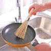 ささら 竹 ポット洗浄 キッチンブラシ 竹製 柄付き 台所用品 多機能 乾湿両用 食器洗いブラシ