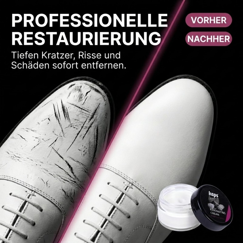 Renovating Cream Repair Set For leather Cracks, Leather Colour -