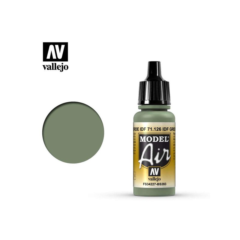 Vallejo IDF Green Paint, 17ml